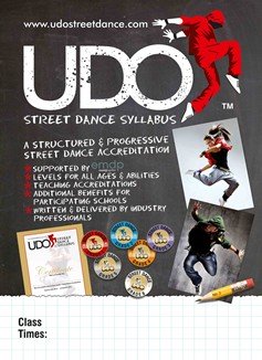 UDO Street Dance Syllabus poster